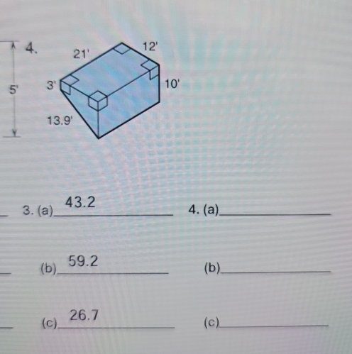 5'
Y
3. (a)_ 43.2
4. (a)_
_
(b)_ 59.2
(b)_
_
(c)_ 26.7
(c)_