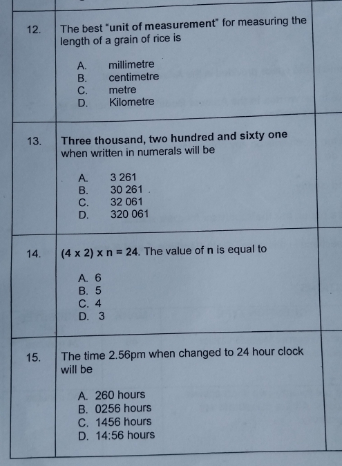 ent” for measuring the