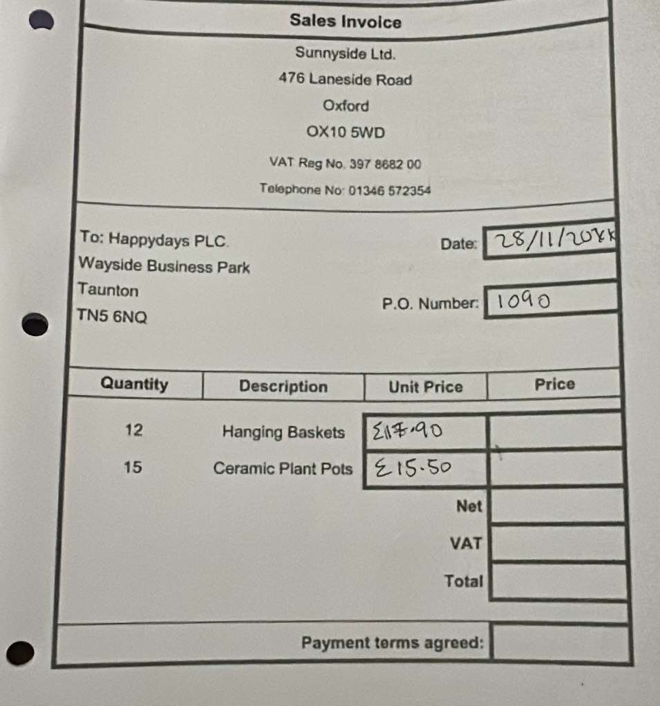 Sales Invoice