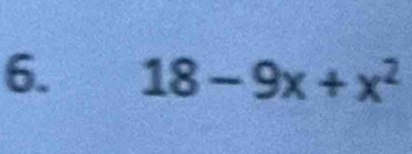 18-9x+x^2