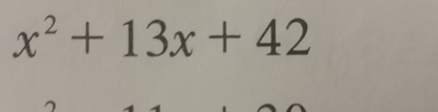 x^2+13x+42