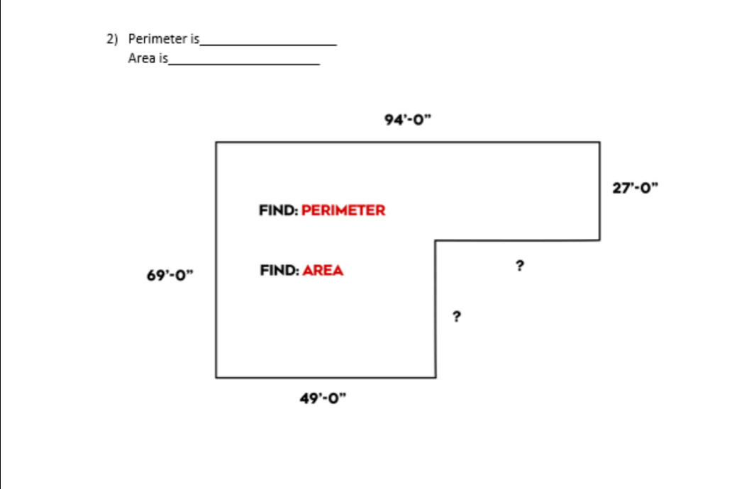 Perimeter is_
Area is_