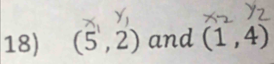 (5^1 and (1,4)