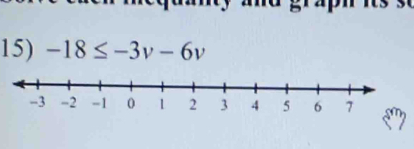 -18≤ -3v-6v