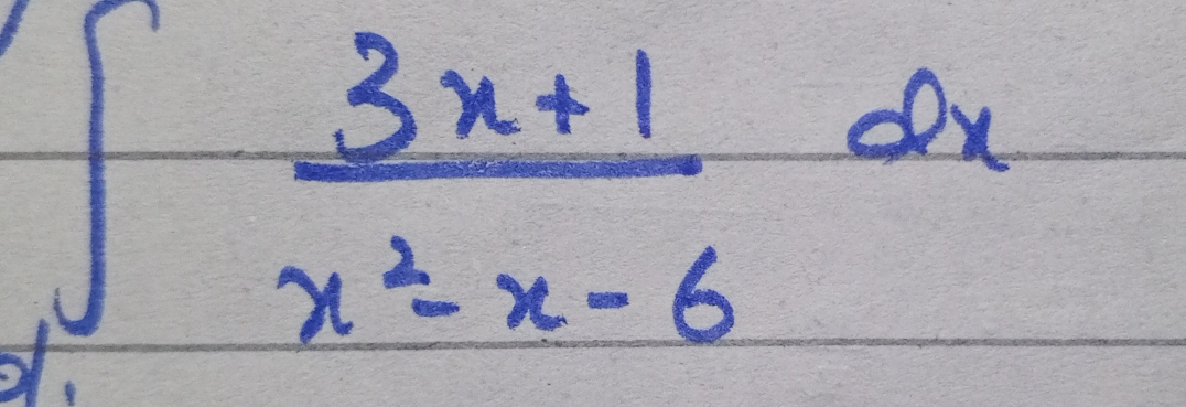 ∈t _-3x^(2+1)x^2-x-6dx