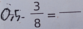 0,5- 3/8 =