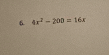 4x^2-200=16x