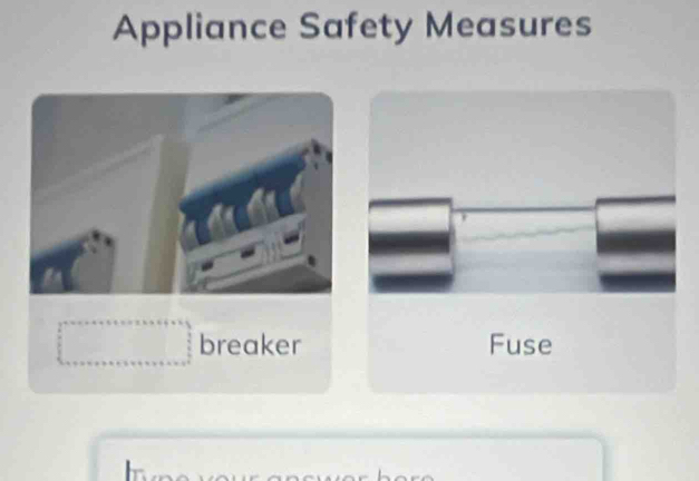 Appliance Safety Measures