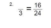 frac 3= 16/24 