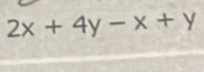 2x+4y-x+y