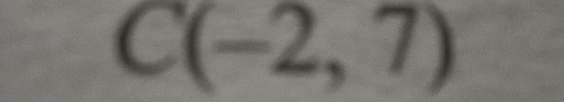 C(-2,7)