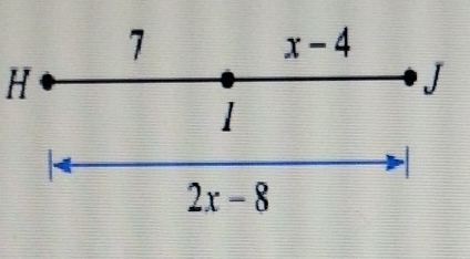 7
x-4
H
J
1
2x-8