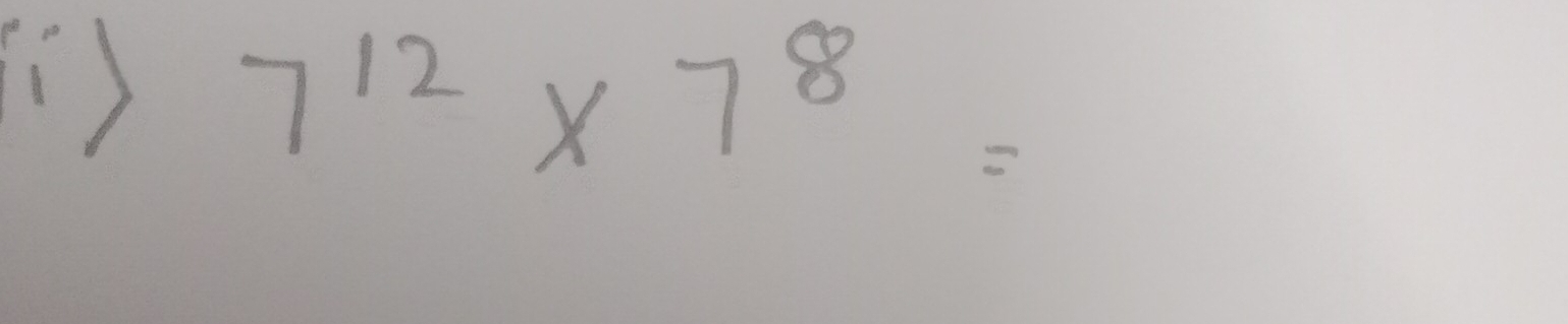 7^(12)* 7^8=