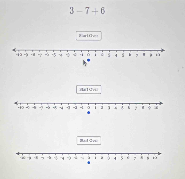 3-7+6
Start Over 
Start Over