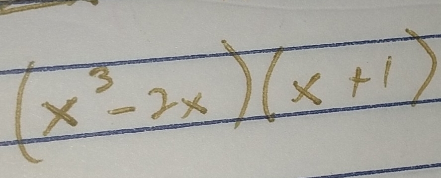 (x^3-2x)(x+1)