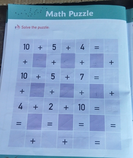 Math Puzzle
Solve the puzzle: