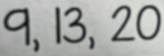 13, 20