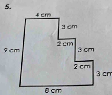 3 cm
8 cm