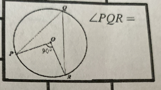 ∠ PQR=