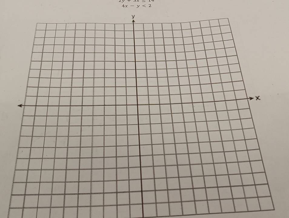 2y+3x=14
4x-y<2</tex>