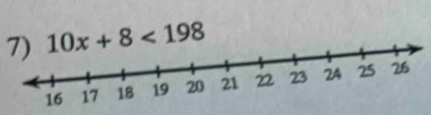 10x+8<198</tex>