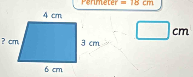 Perimeter =18cm
□ 
□