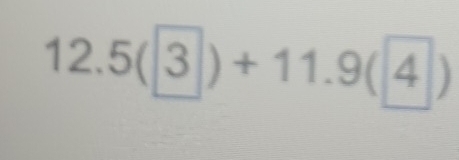 12.5(3)+11.9(4)