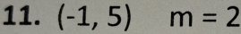 (-1,5)m=2