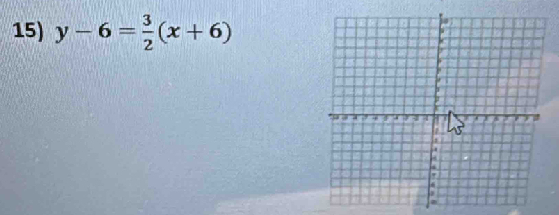 y-6= 3/2 (x+6)