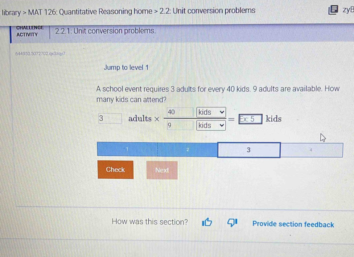 Solved: library > MAT 126: Quantitative Reasoning home >2.2: Unit ...