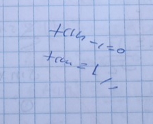 f(ln -1)=0
tra= L/x 