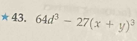 64d^3-27(x+y)^3