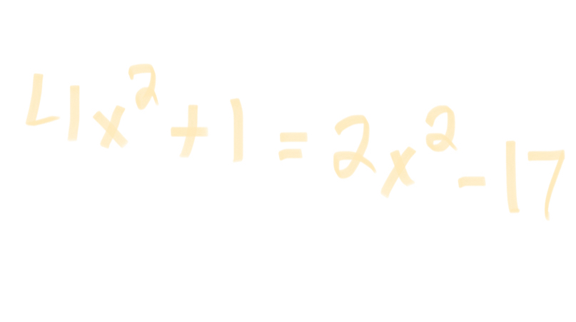 4x^2+1=2x^2-17