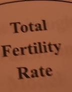 Total 
Fertility 
Rate