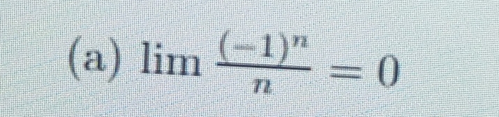 limlimits frac (-1)^nn=0