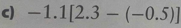 -1.1[2.3-(-0.5)]