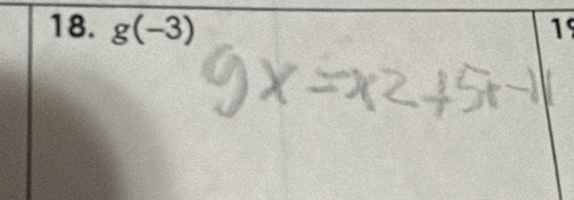 g(-3) 1