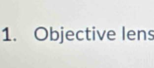 Objective lens