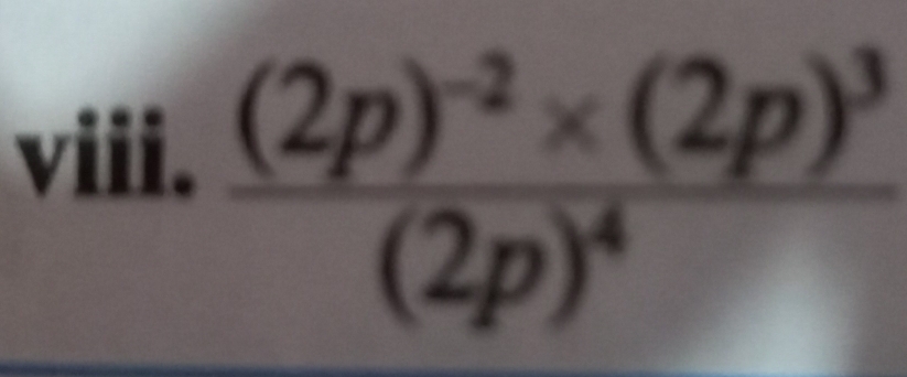 frac (2p)^-2* (2p)^3(2p)^4