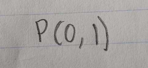 P(0,1)