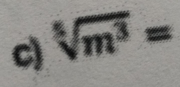 sqrt[3](m^3)=