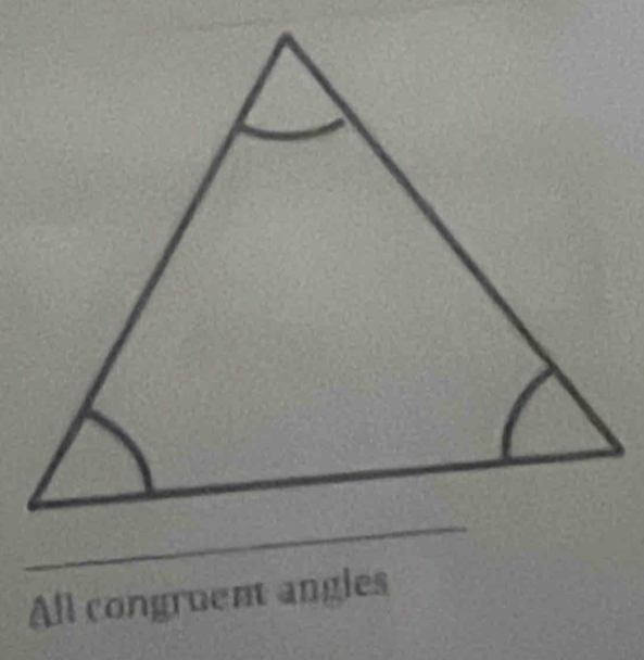 All congruent angles