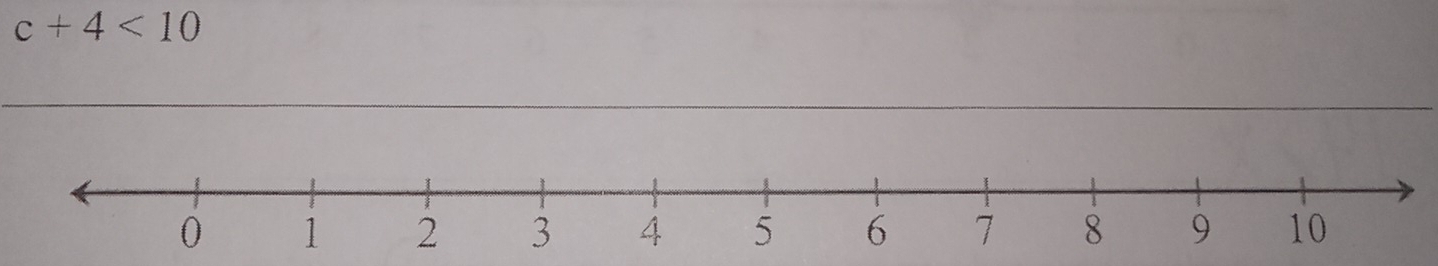 c+4<10</tex>