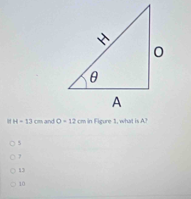 If H=13cm and
5
7
13
10