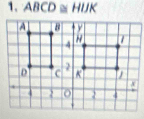 ABCD≌ HIJK