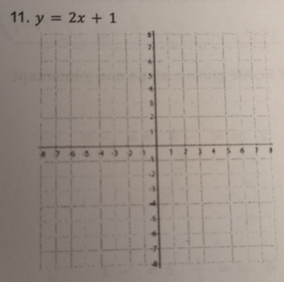 y=2x+1
3