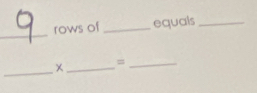 rows of _equals_ 
_ 
_ 
_=