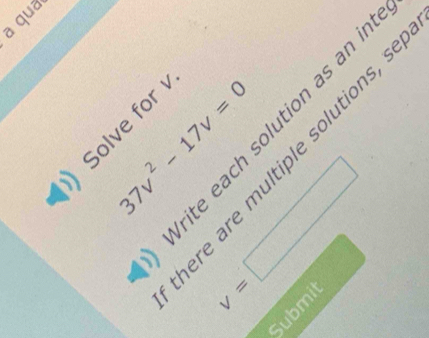 a qua 
° 5º 
Solve for f(x)= 1/4 x
ह ह 
|□ 
Submil