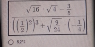 5.2^(wedge)2