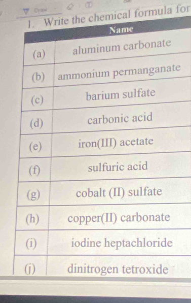 ical formula for
e